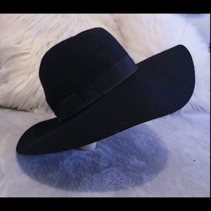 Black boho hat